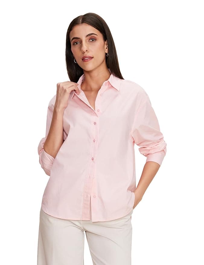 Women’s Denim Button-Down Shirt